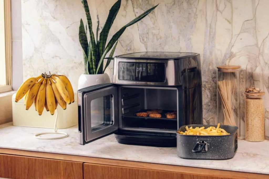 Air fryer top